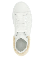 Alexander McQueen Beige Calfskin Chunky Sneakers
