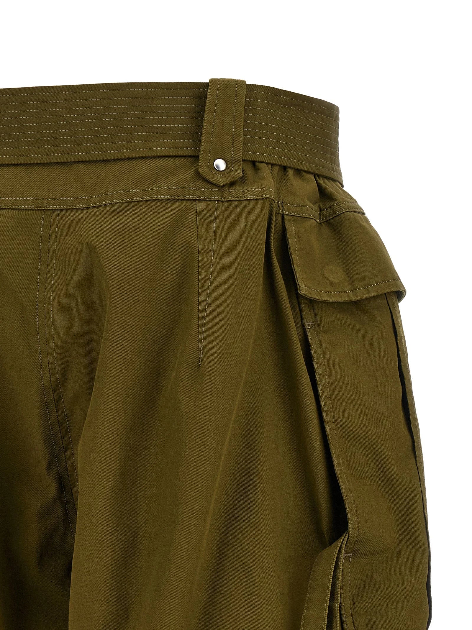 Alexander McQueen Bicolor Cotton Bermuda Shorts - IT38