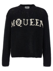 Alexander McQueen Bicolor Cotton Cardigan - L