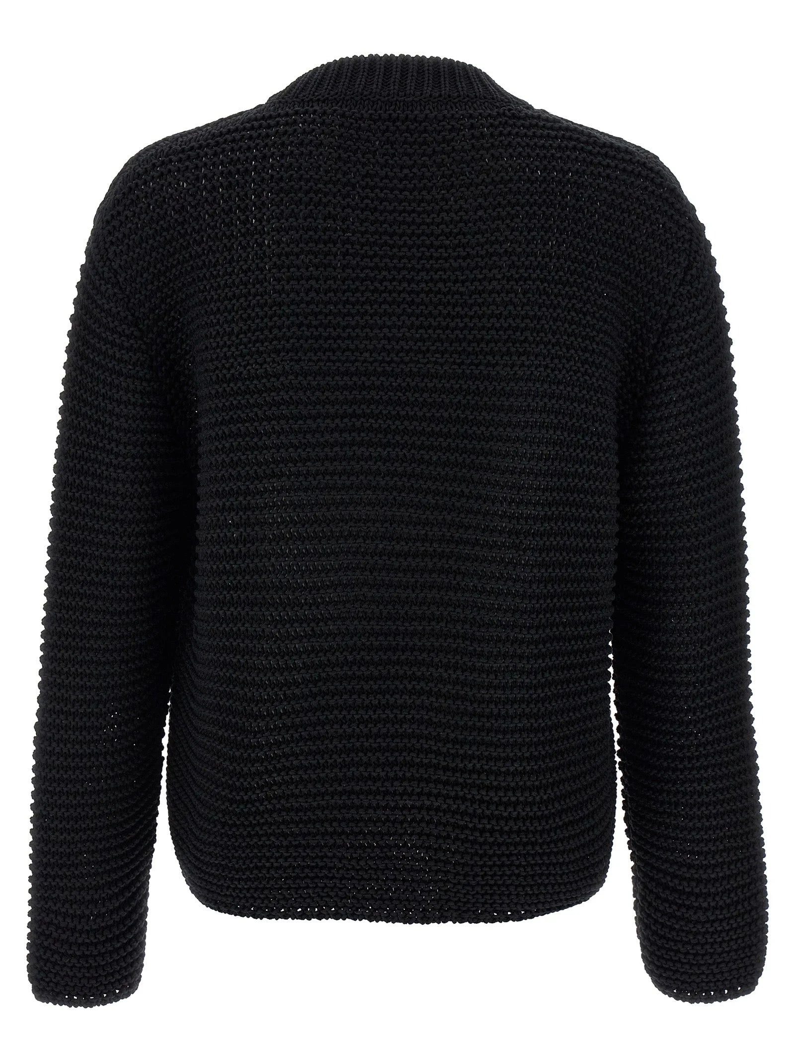 Alexander McQueen Bicolor Cotton Cardigan - L
