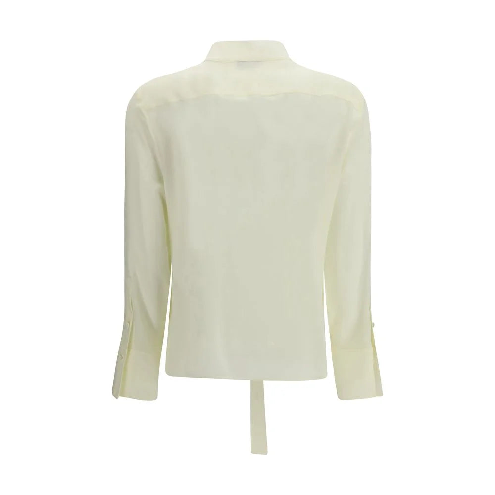 Alexander McQueen Bicolor Silk Shirt - IT40 | M