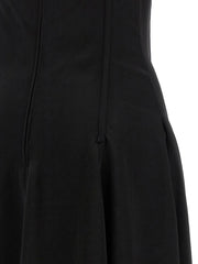 Alexander McQueen Black Acetate Long Dress - IT40