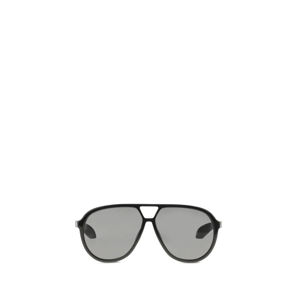 Alexander McQueen Black Acetate Sunglasses