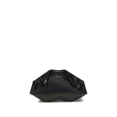 Alexander McQueen Black Calf Leather Bos Taurus Clutch Bag