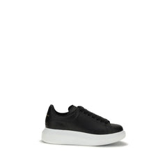 Alexander McQueen Black Calf Leather Bos Taurus Platform Sneakers
