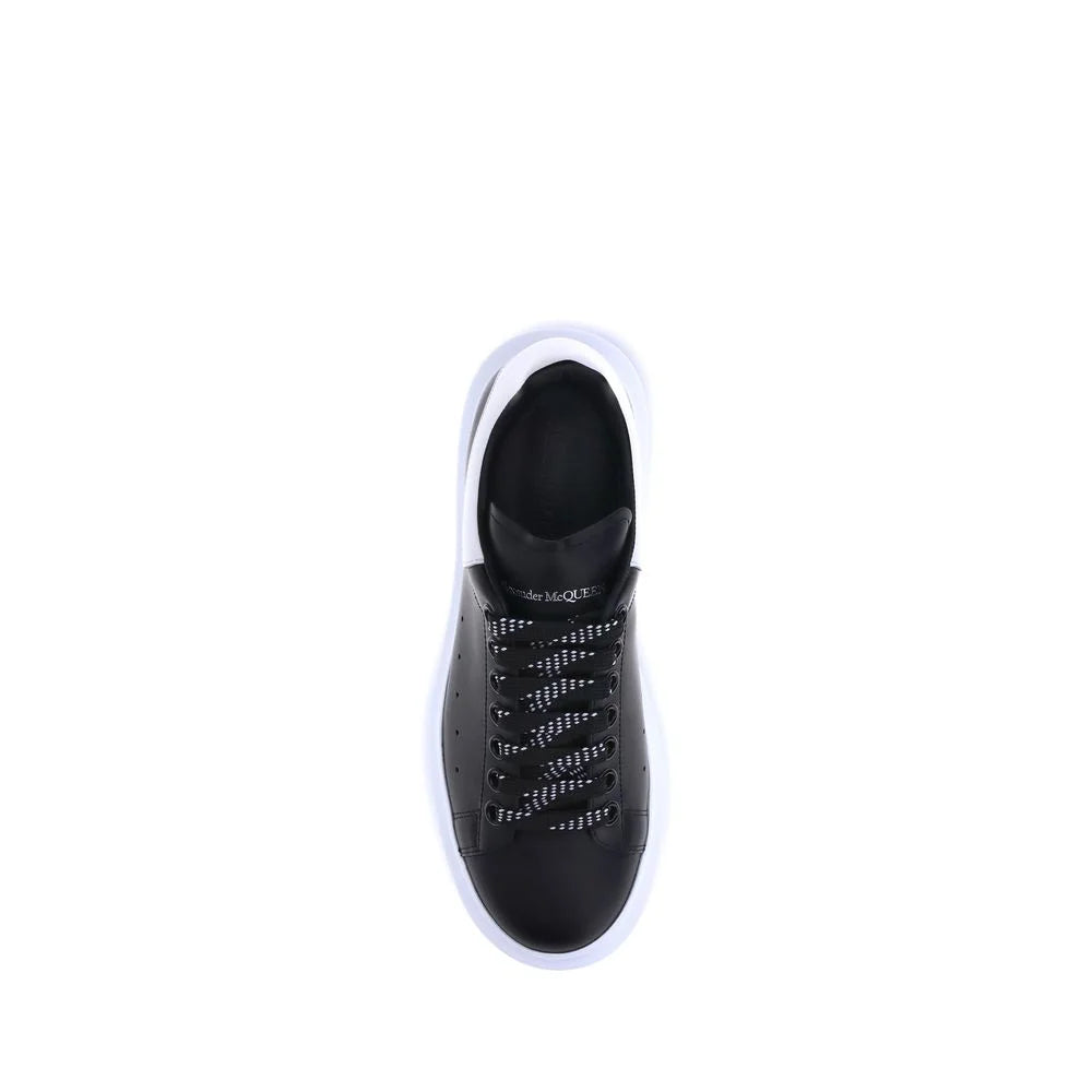 Alexander McQueen Black Calf Leather Bos Taurus Platform Sneakers
