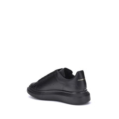 Alexander McQueen Black Calf Leather Bos Taurus Platform Sneakers