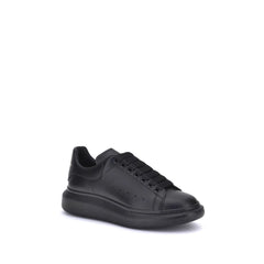 Alexander McQueen Black Calf Leather Bos Taurus Platform Sneakers