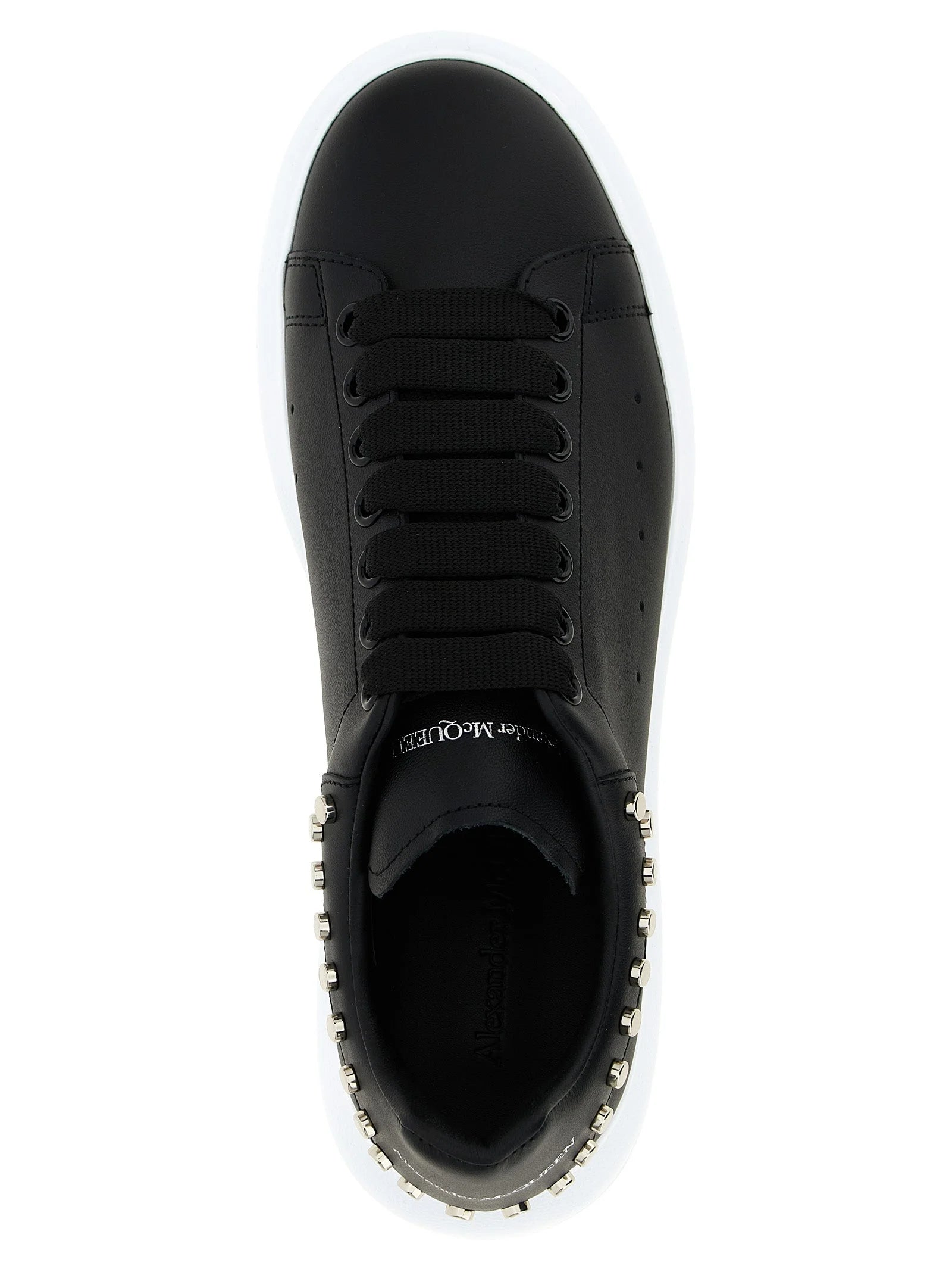 Sneakers Chunky de Camurça Preta Alexander McQueen
