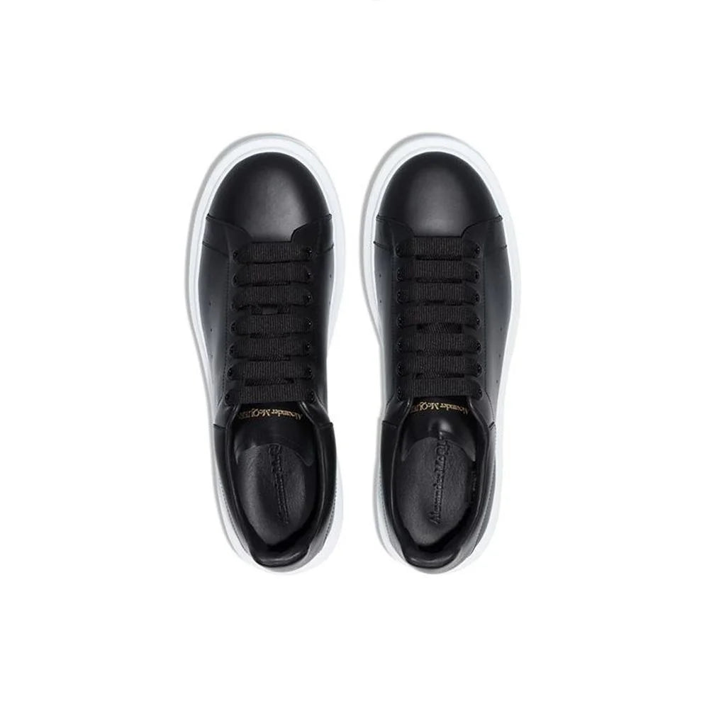Alexander McQueen Black Calfskin Chunky Sneakers - EU48.5/US15.5
