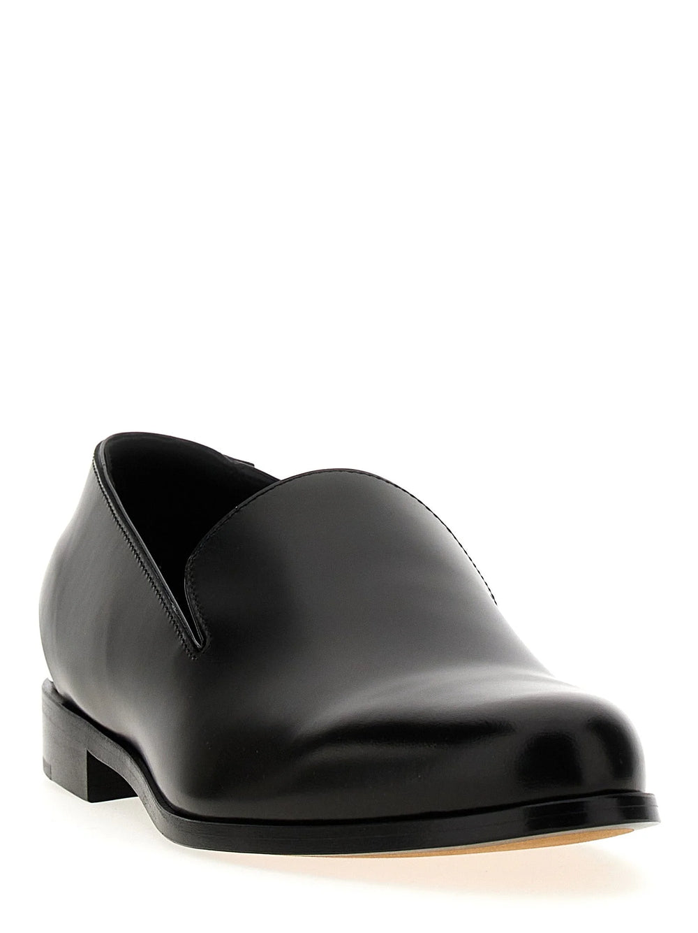 Alexander McQueen Black Calfskin Slip-On Loafers - EU 40 | US 7