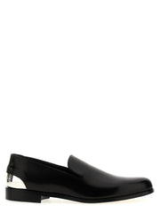 Alexander McQueen Black Calfskin Slip-On Loafers - EU 40 | US 7