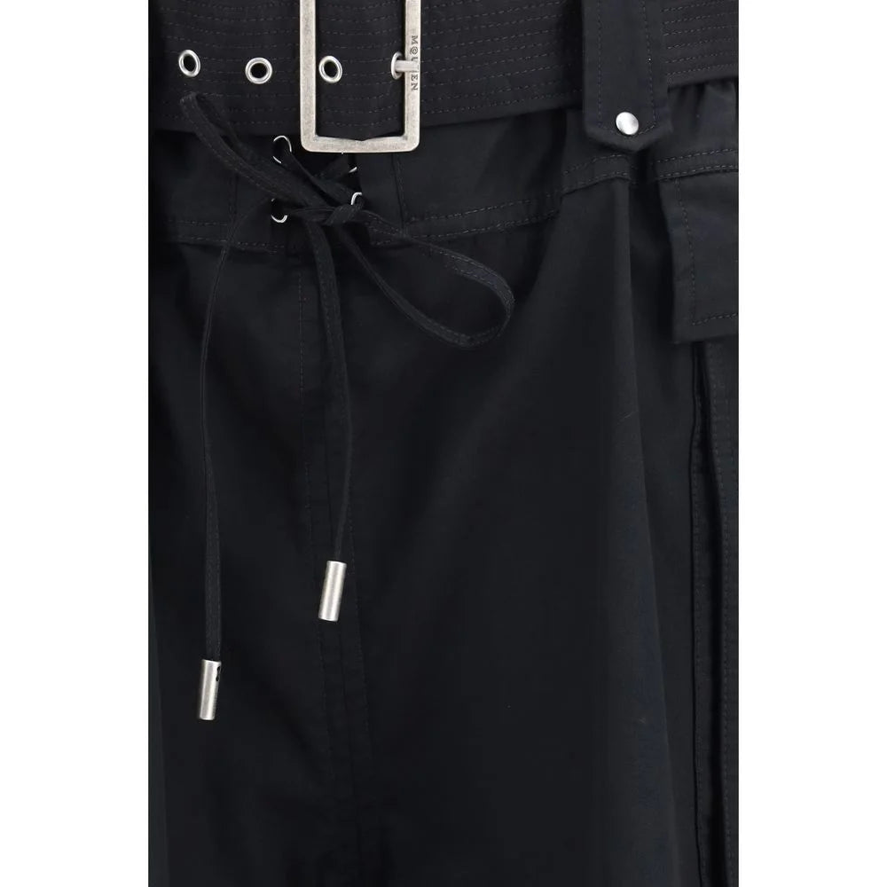 Alexander McQueen Black Cotton Cargo Shorts