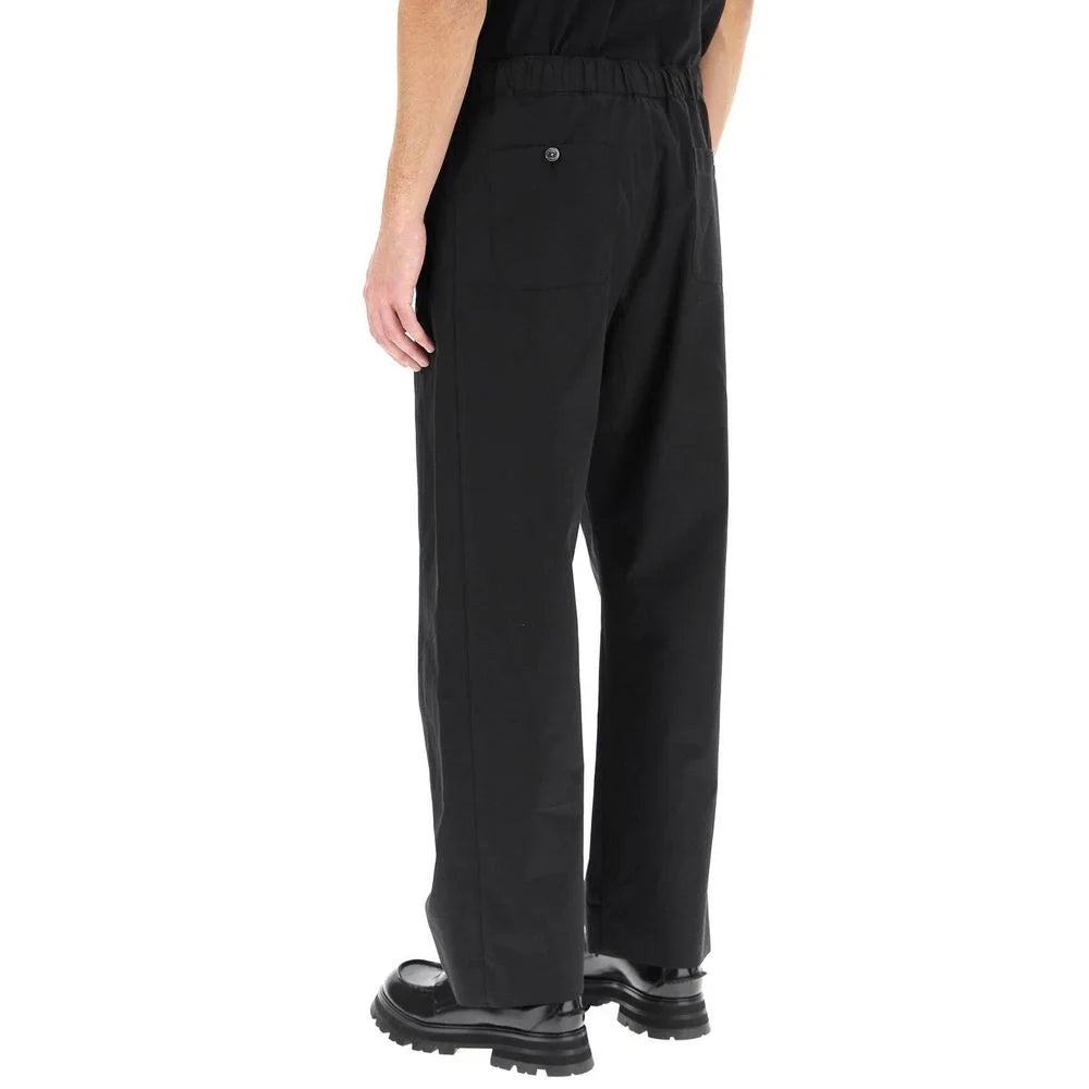 Alexander McQueen Black Cotton Casual Pants - 48 | M