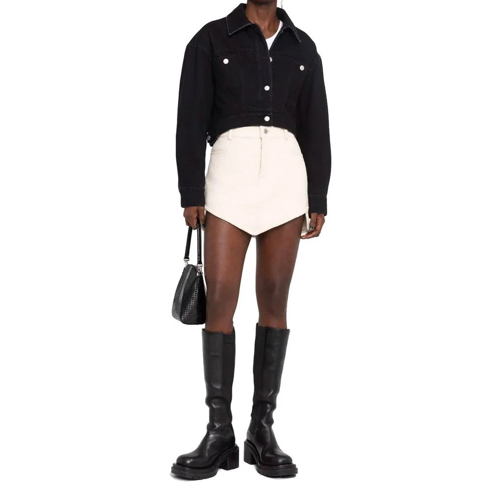Alexander McQueen Black Cotton Denim Jacket - 42