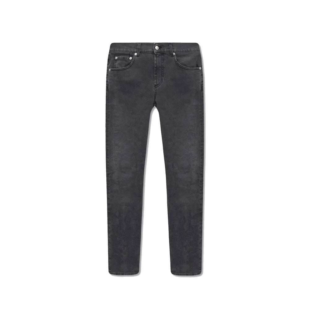 Alexander McQueen Black Cotton Skinny Jeans - IT52 | XL