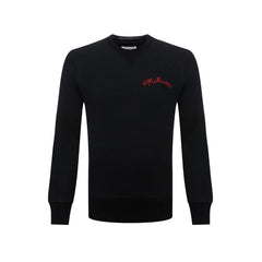 Alexander McQueen Black Cotton Sweatshirt