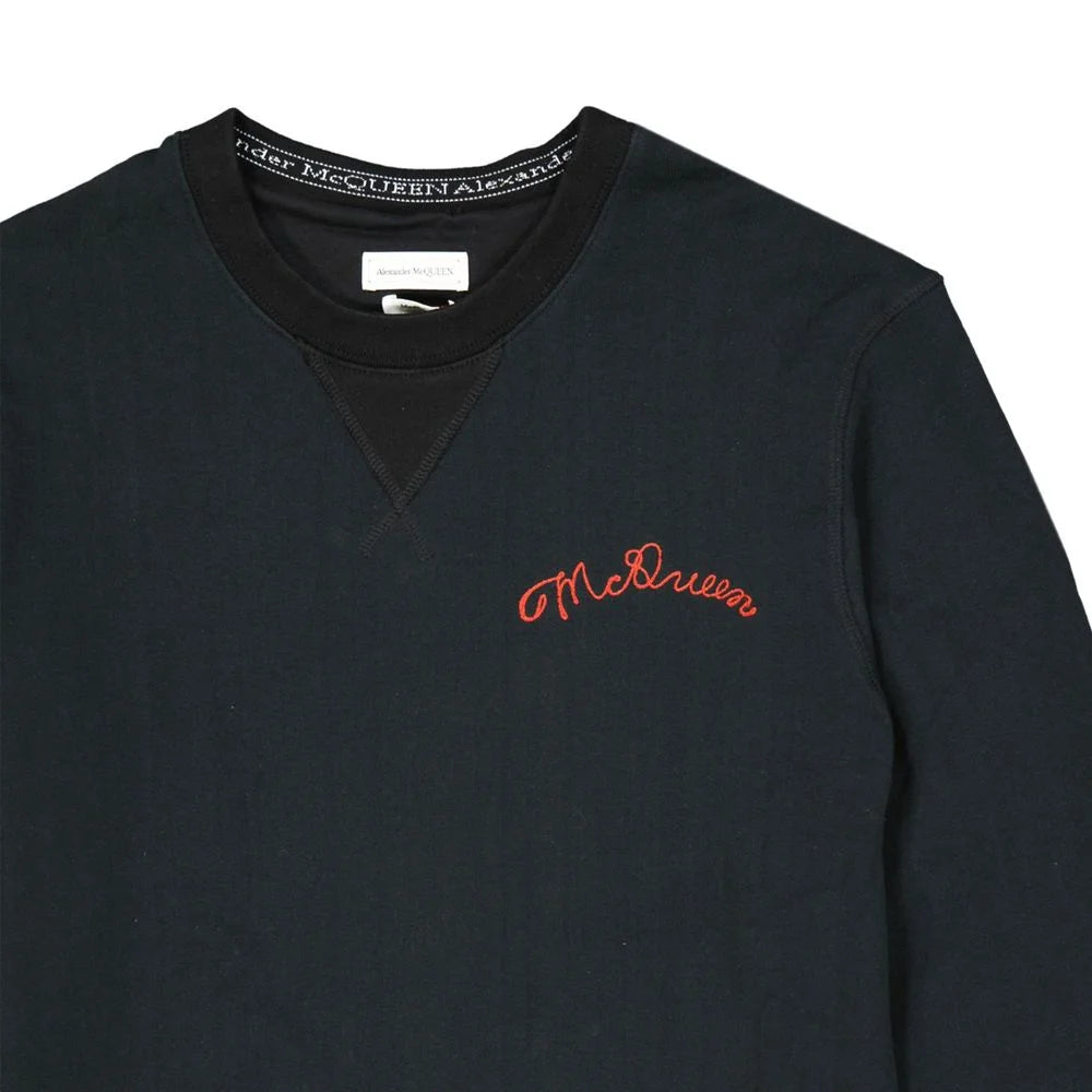Alexander McQueen Black Cotton Sweatshirt - M