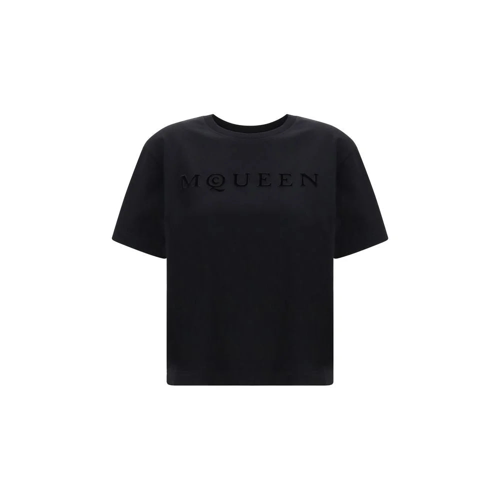 Alexander McQueen Black Cotton T-Shirt