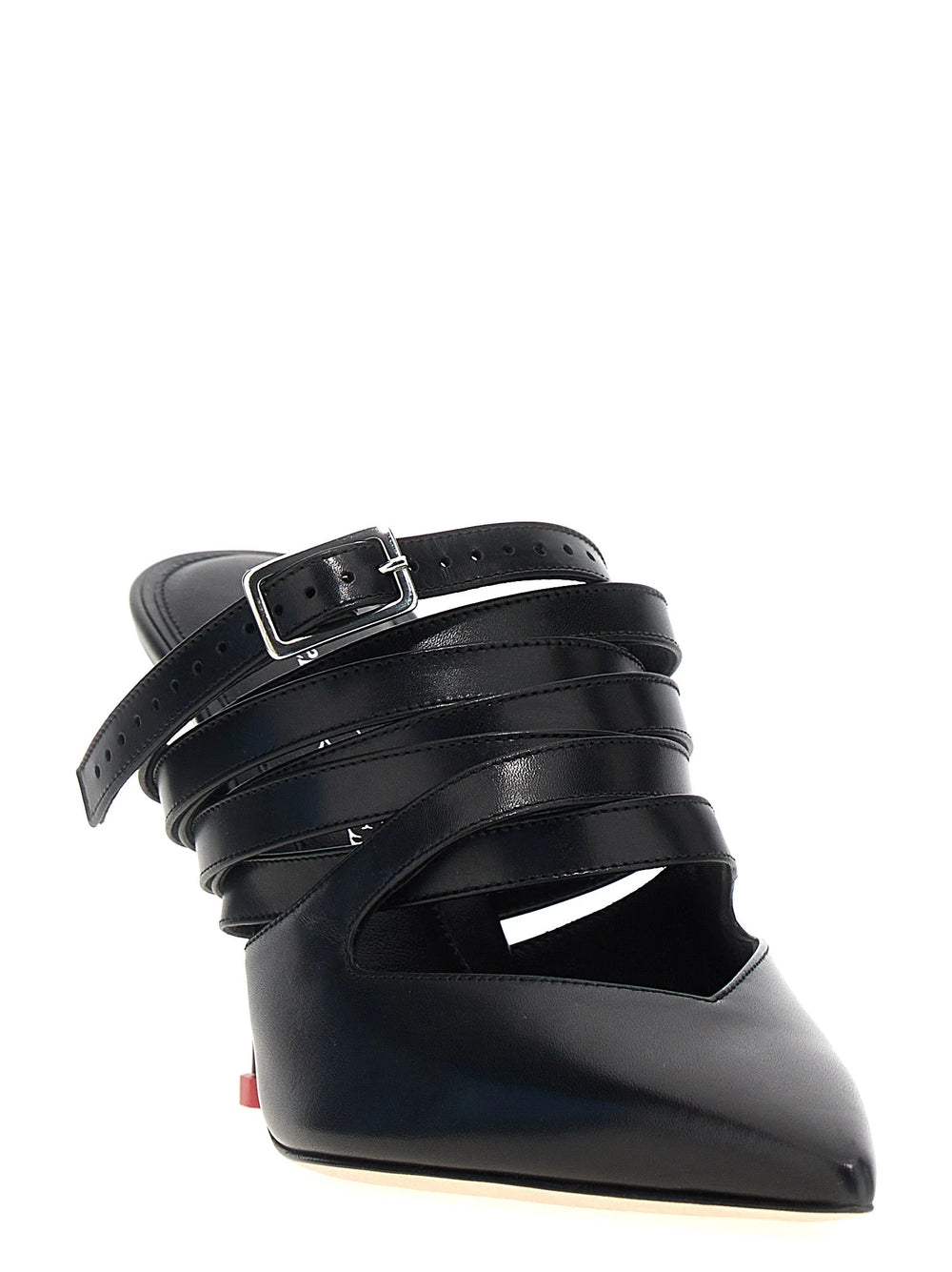 Alexander McQueen Black Cowhide High Heel Pumps - EU41/US11