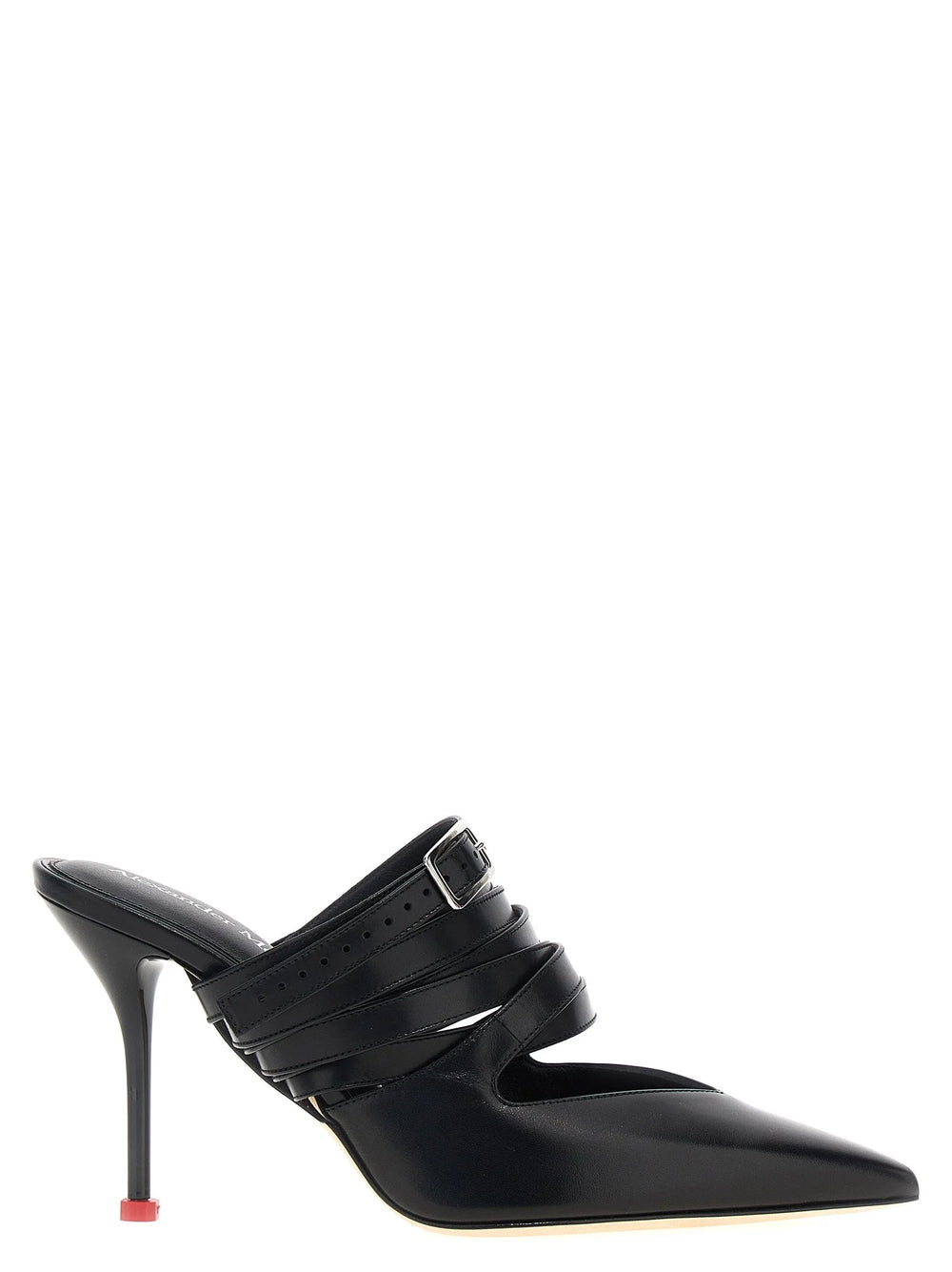 Alexander McQueen Black Cowhide High Heel Pumps - EU41/US11