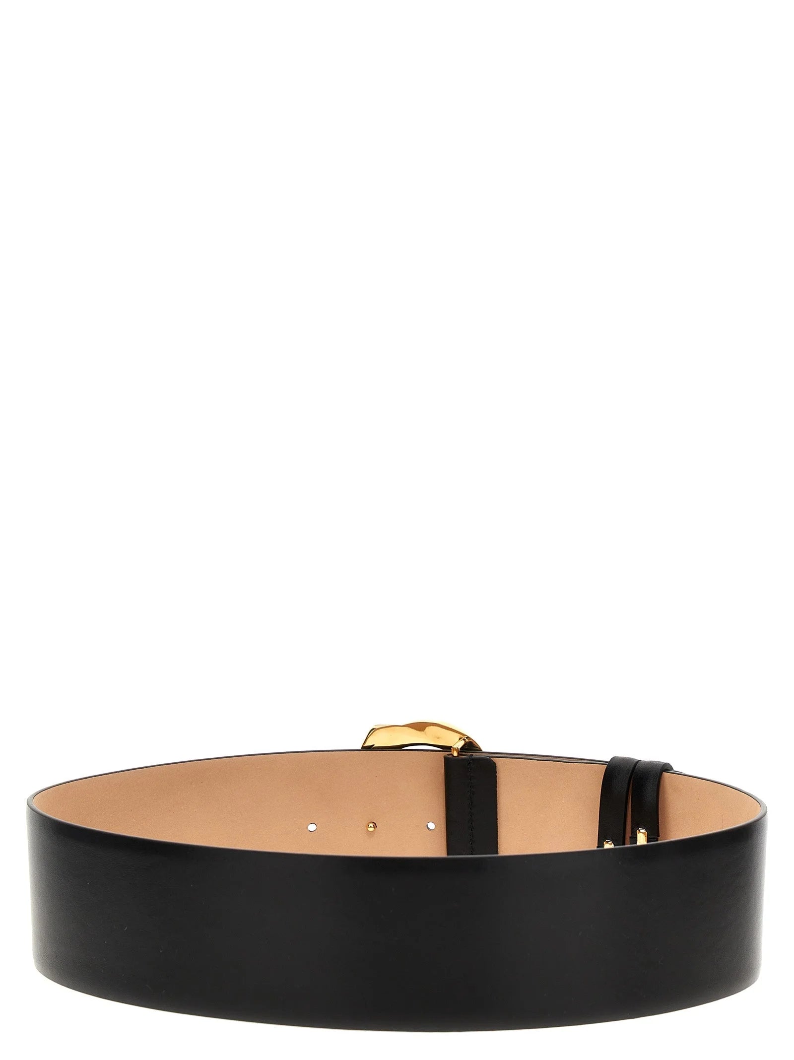 Alexander McQueen Black Cowhide Regular Belt - 85 cm / 34 Inches