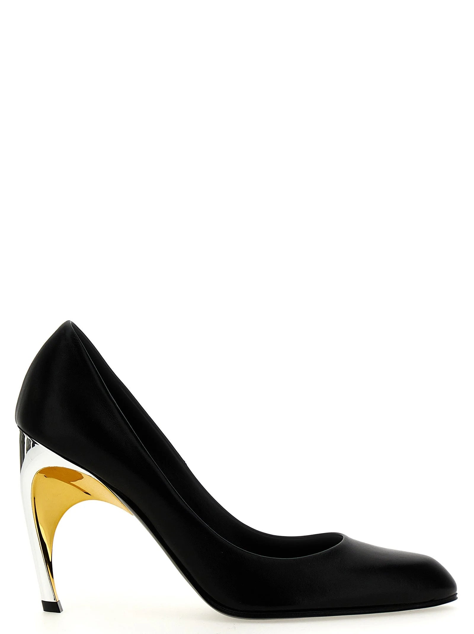 Alexander McQueen Black Lambskin High Heel Pumps - EU39.5/US9.5