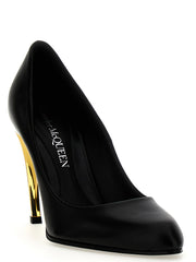 Alexander McQueen Black Lambskin High Heel Pumps - EU39.5/US9.5