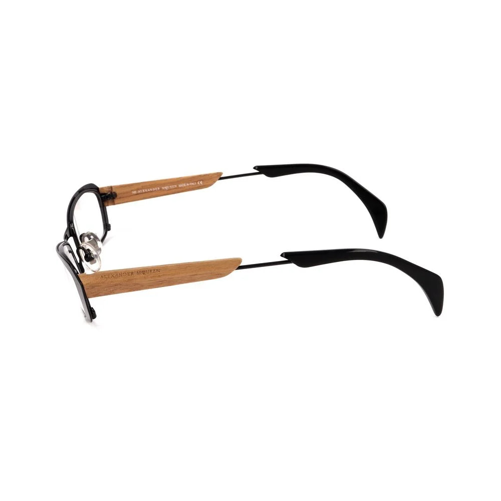 Alexander McQueen Black Metal Frames - Eyeglasses