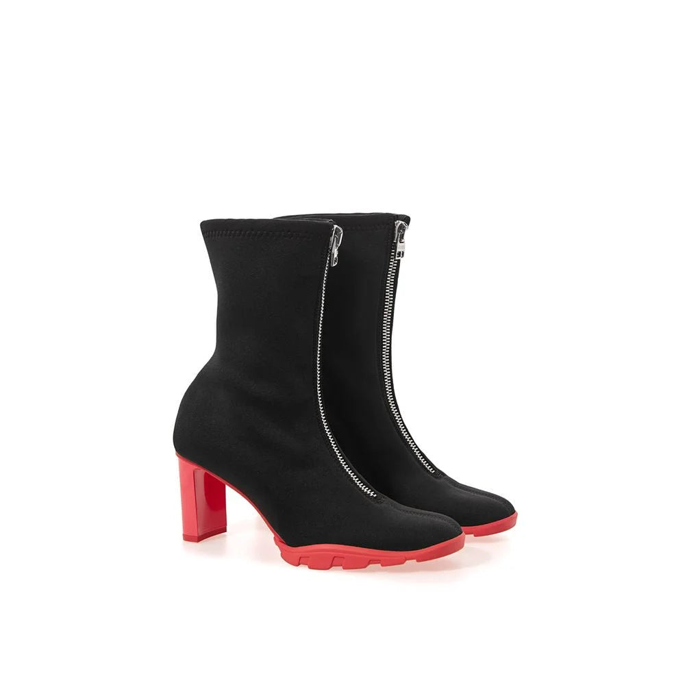 Alexander McQueen Black Neoprene Boot - EU36.5/US6.5 - Boots