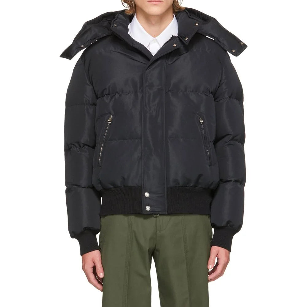 Alexander McQueen Black Polyamide Bomber - 48 | M