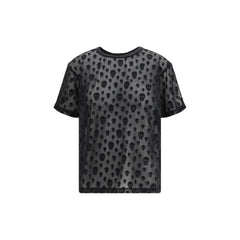 Camiseta de poliamida negra Alexander McQueen - Talla IT42 | L