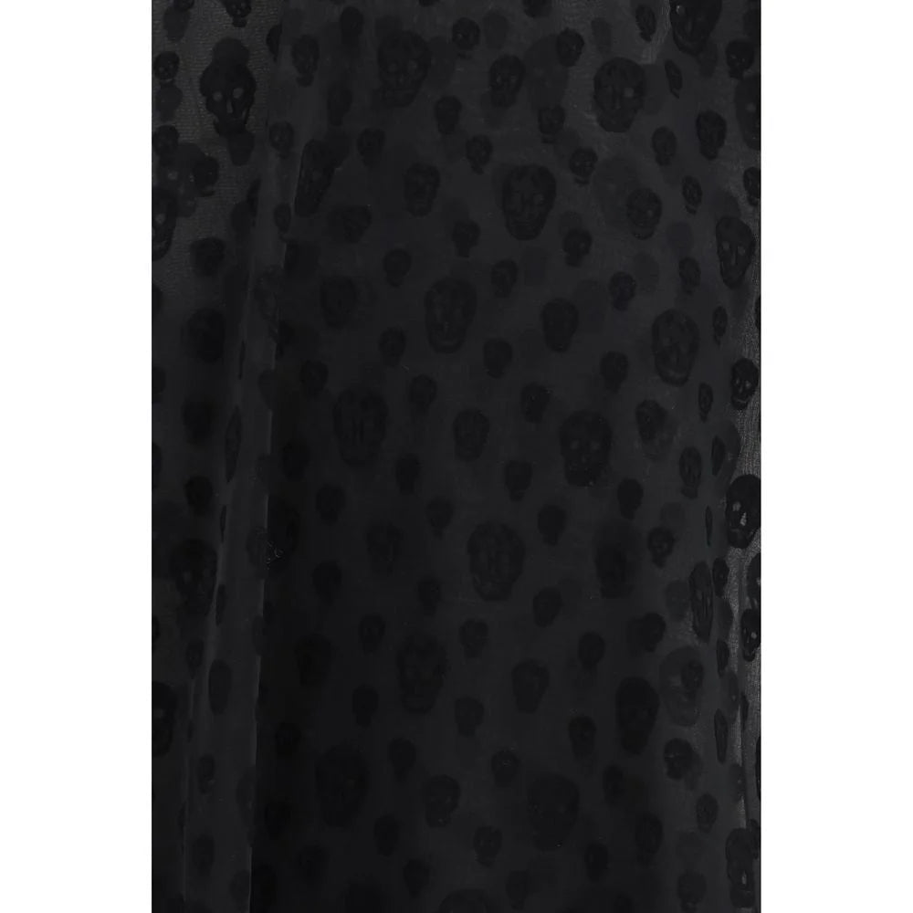 Camiseta de Poliamida Negra Alexander McQueen - IT42 | L