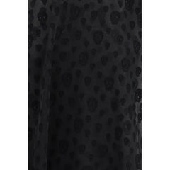 Camiseta de Poliamida Negra Alexander McQueen - IT42 | L