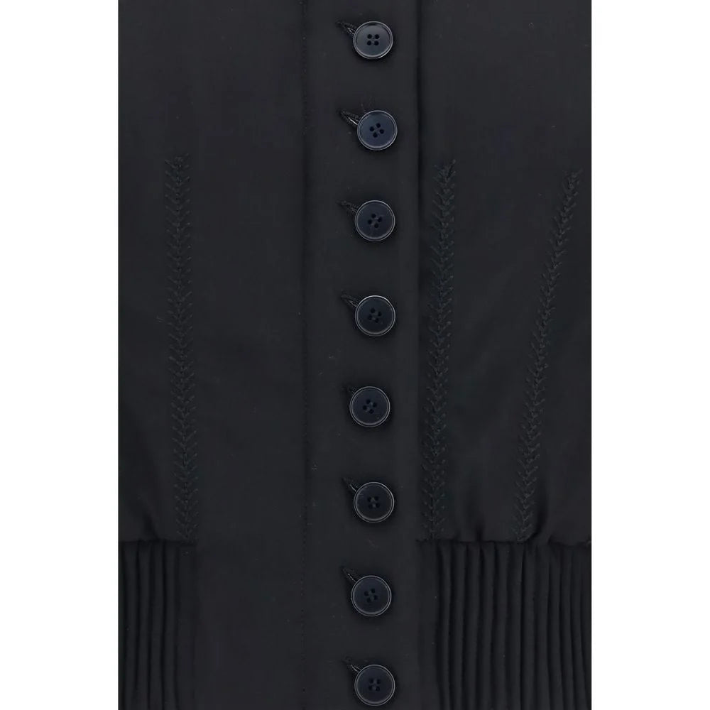 Alexander McQueen Black Polyester Bomber