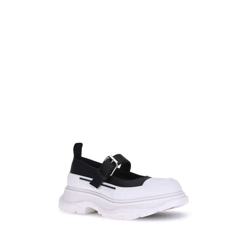 Alexander McQueen Black Rubber Ballet Flats - EU37.5/US7.5