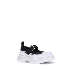 Alexander McQueen Black Rubber Ballet Flats - EU37.5/US7.5