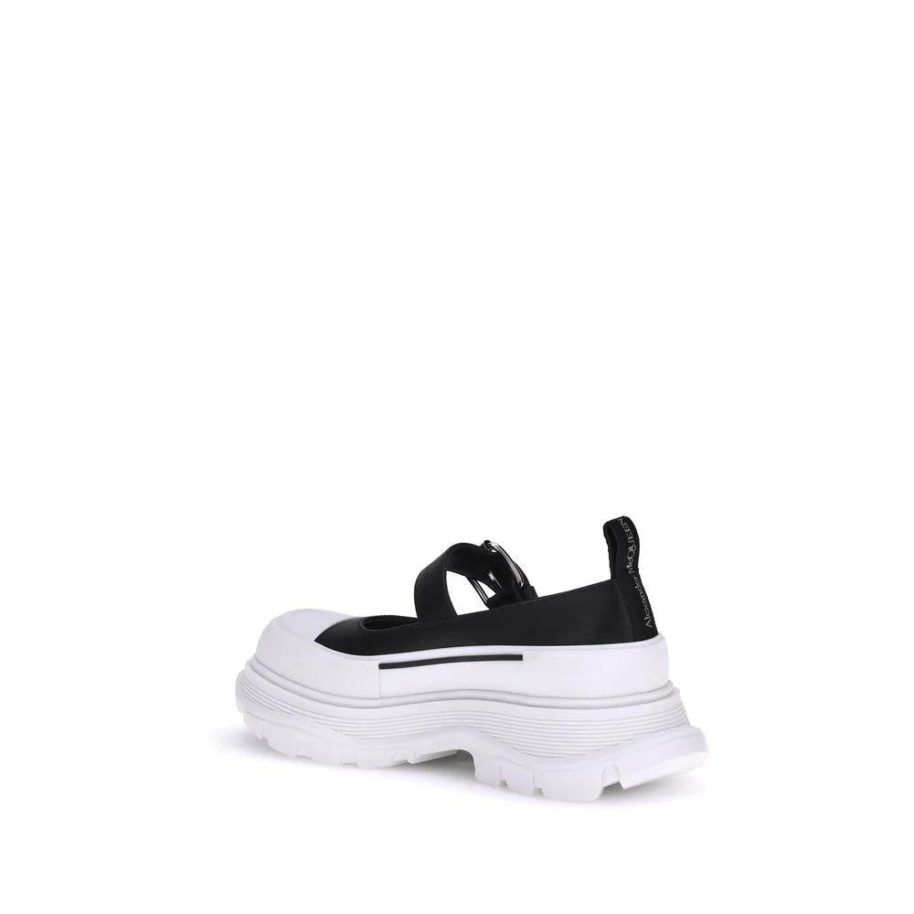 Alexander McQueen Black Rubber Ballet Flats - EU37.5/US7.5