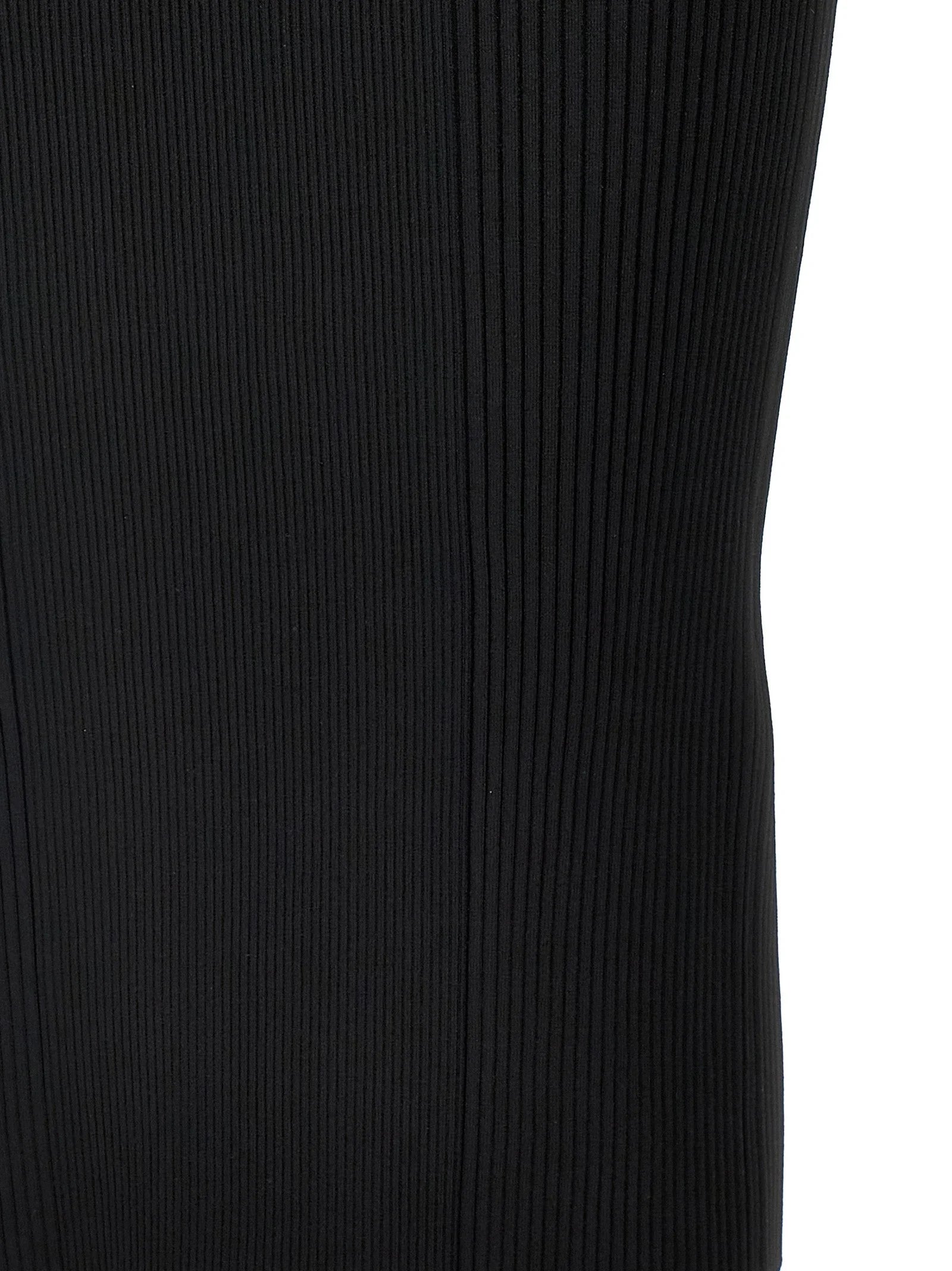 Alexander McQueen Black Viscose Midi Dress - XS