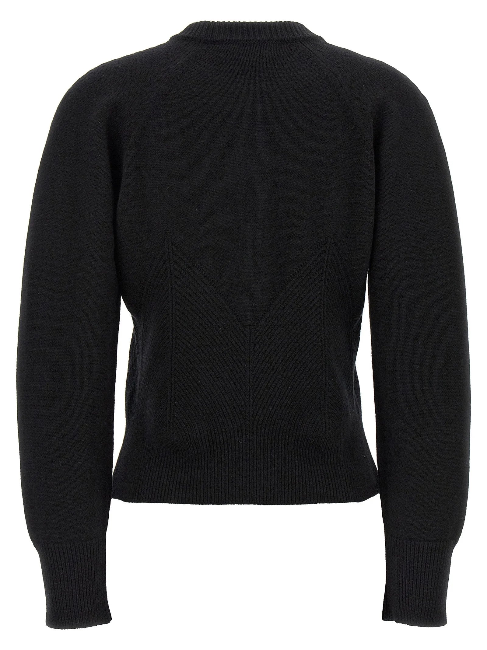 Alexander McQueen Black Wool Cardigan