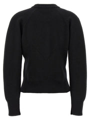 Alexander McQueen Black Wool Cardigan