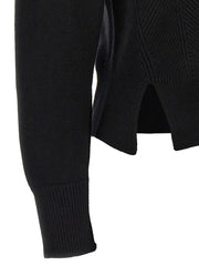 Alexander McQueen Black Wool Cardigan