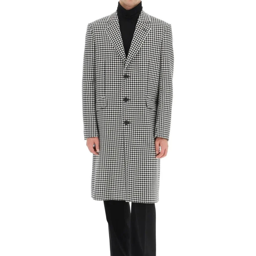 Alexander McQueen Black Wool Coat - IT50 | L
