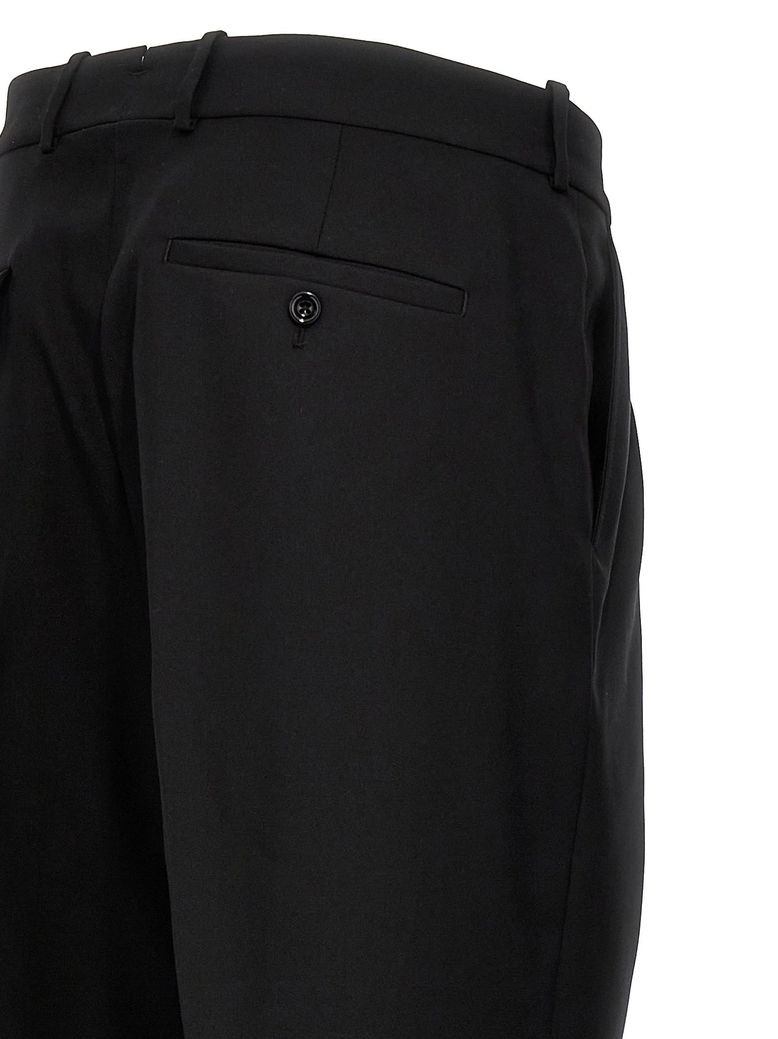 Alexander McQueen Black Wool Dress Pants
