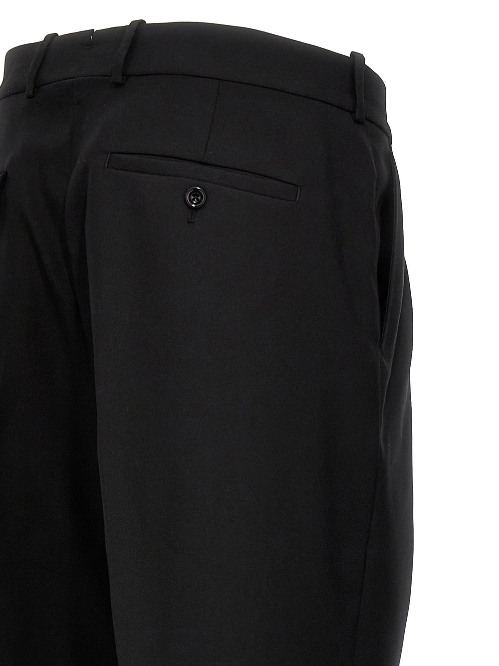 Alexander McQueen Black Wool Dress Pants