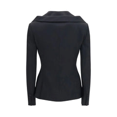 Alexander McQueen Black Wool Oves Aries Full-Length Jacket