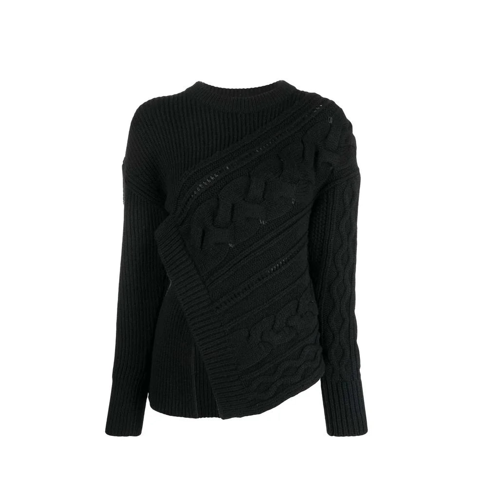 Alexander McQueen Black Wool Sweatshirt - M
