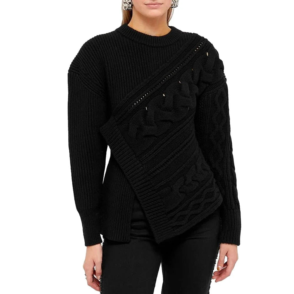 Alexander McQueen Black Wool Sweatshirt - M