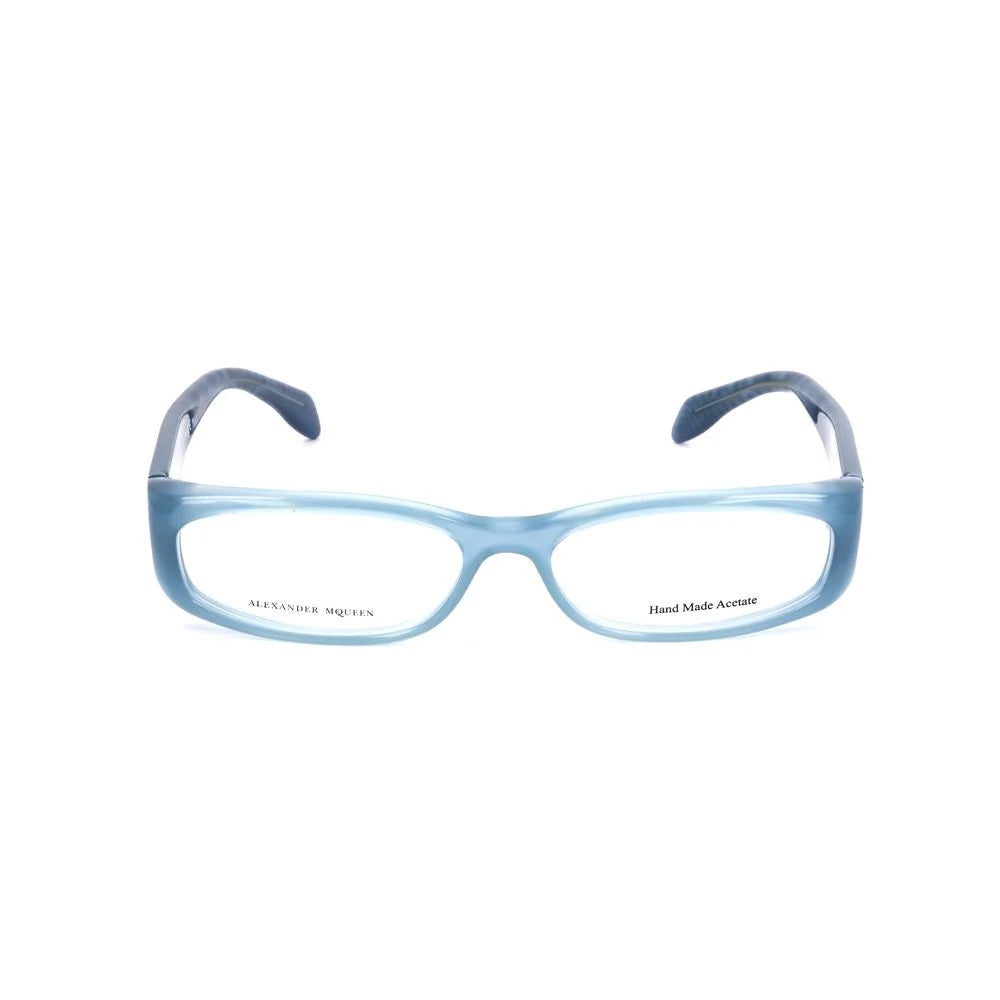 Alexander McQueen Blue Acetate Frames - Eyeglasses