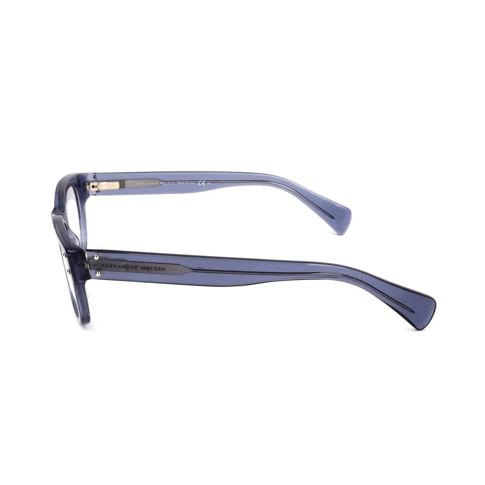 Alexander McQueen Blue Acetate Frames - Eyeglasses